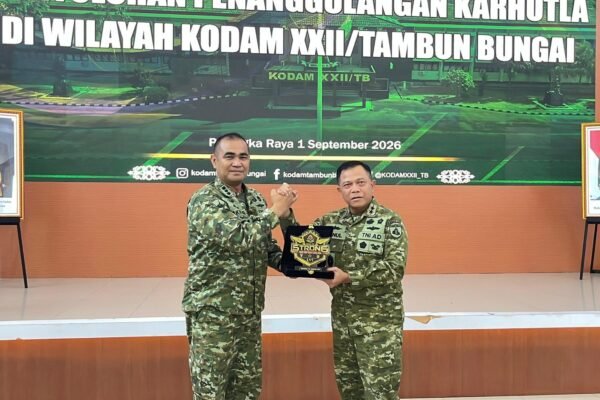 Pangdam XXII/Tambun Bungai Beri Pembekalan kepada Pasis Sesko TNI LVI untuk Hadapi Karhutla Kalteng