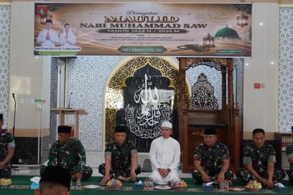 Peringatan Maulid di Kodam XXII/TB: Tausiyah dan Sambutan Pangdam Untuk Perkuat Etika Prajurit